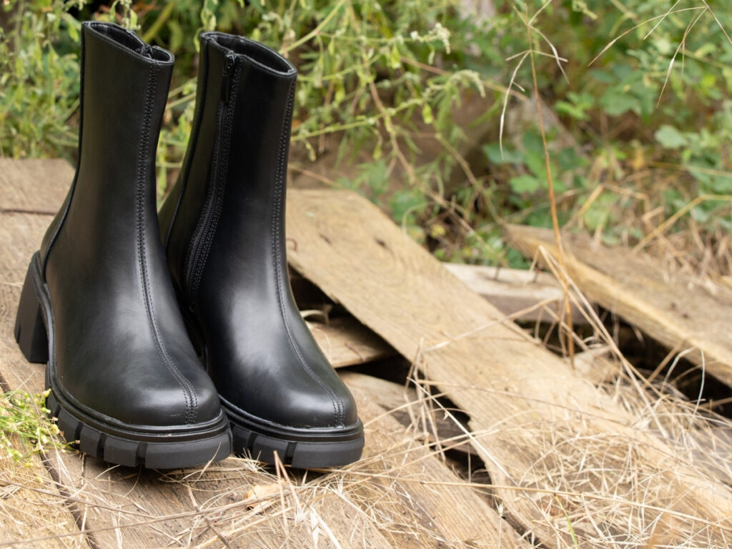 botki na grubej podeszwie