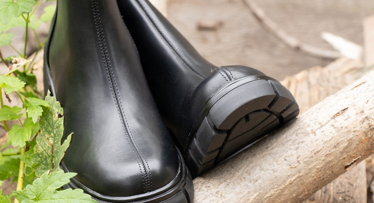 botki na grubej podeszwie